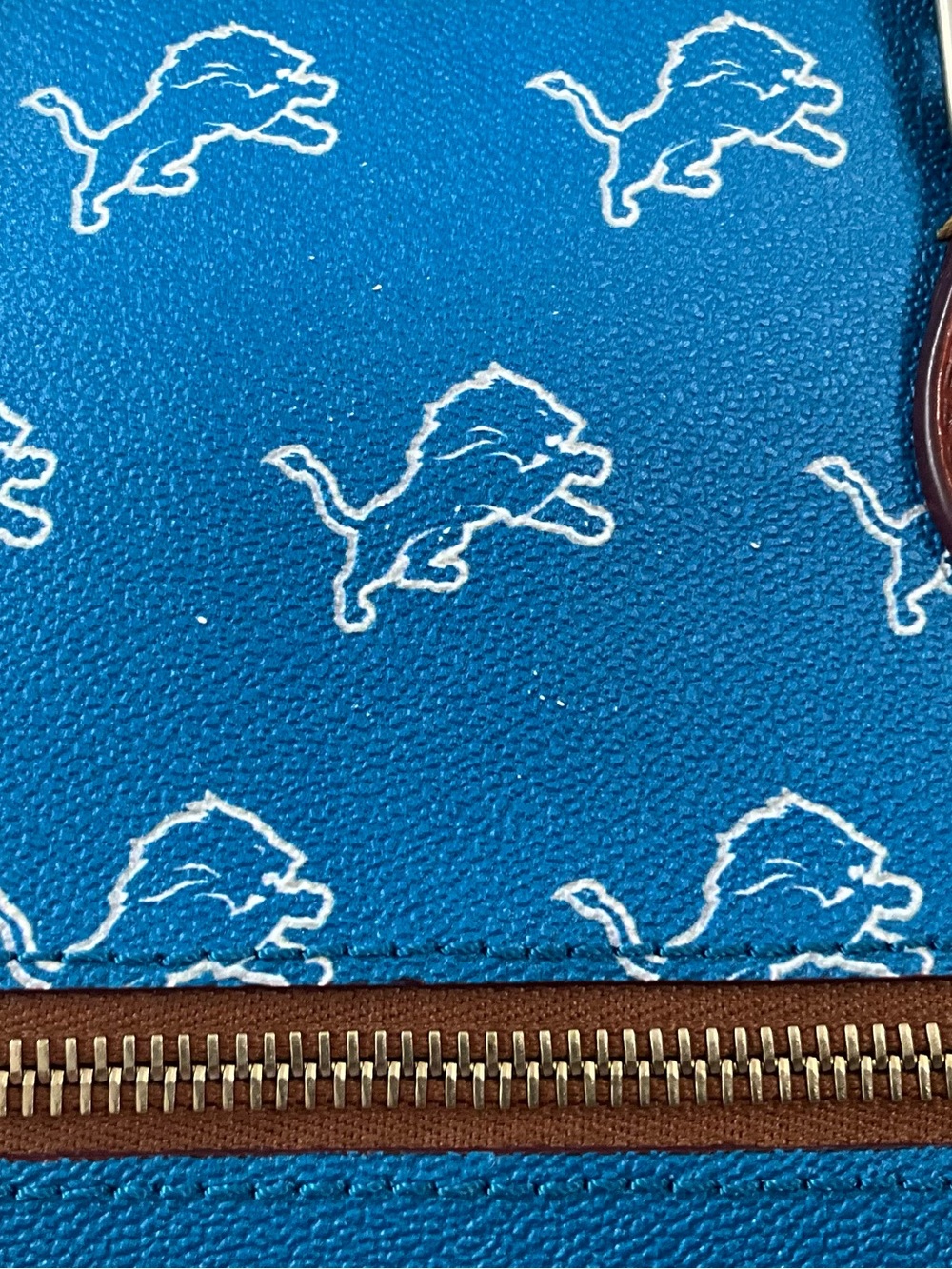 Dooney & Bourke Detroit Lions Richmond Purse - Picture 7 of 7